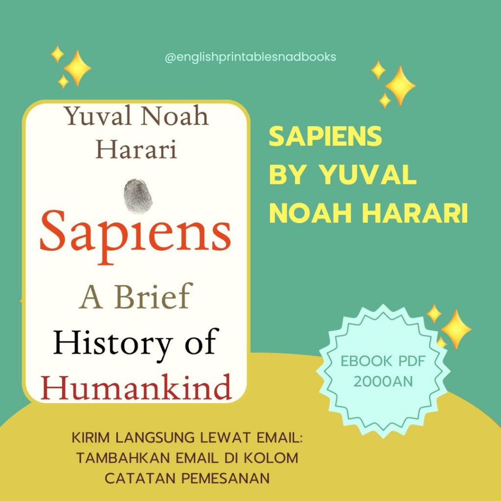 Jual EBOOK SAPIENS: A BRIEF HISTORY OF HUMANKIND BY YUVAL NOAH HARARI ...