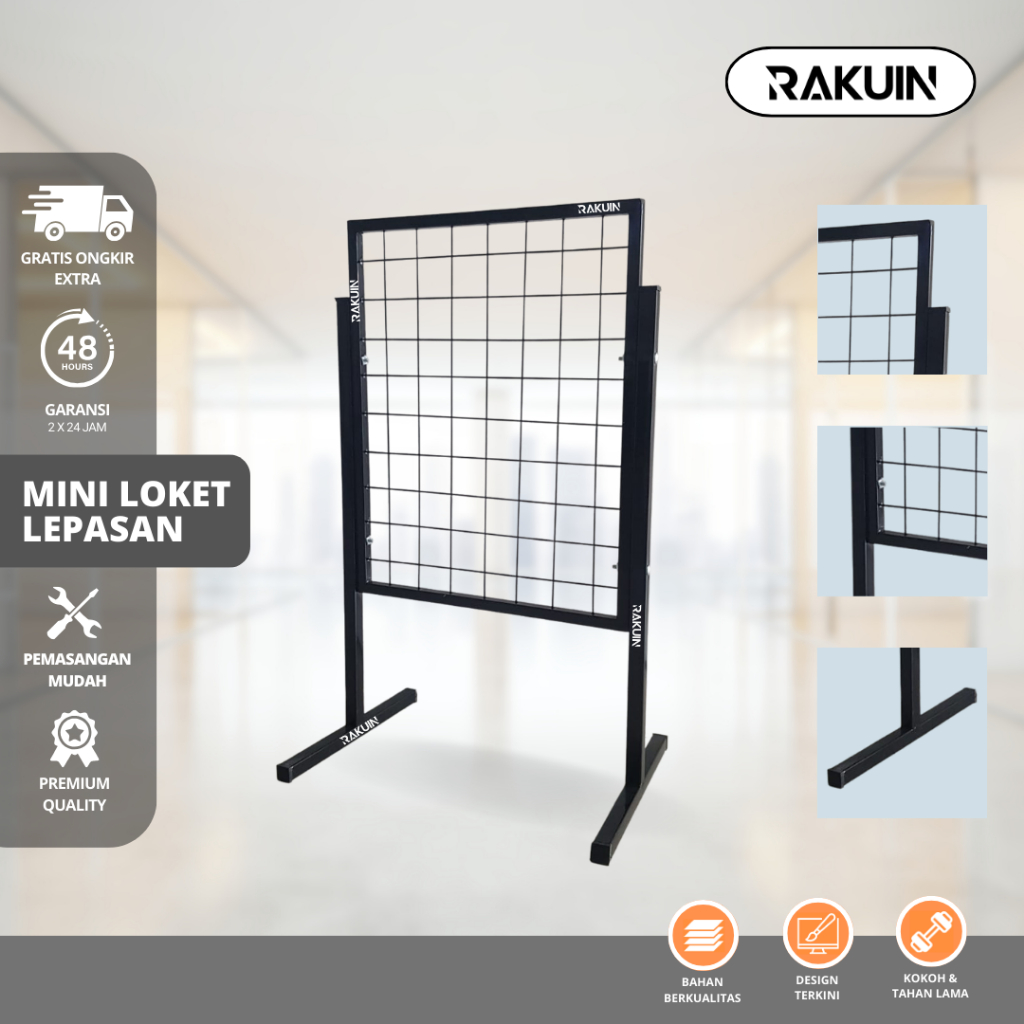 Jual Rak Mini Loket Lepasan Kawat Loket Besi Ram Display Aksesoris