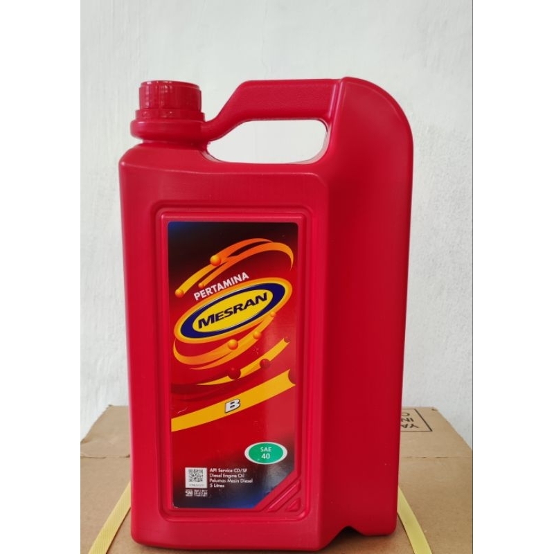 Jual Oli Mesran B Pertamina SAE 40 5Liter (1galon) | Shopee Indonesia