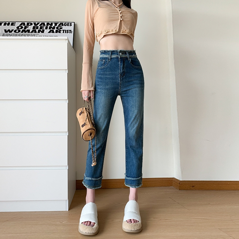 Jual Mein Jeans Celana Panjang Highwaist Wanita Jeans Import Premium Jeans Wanita Polos Ripped