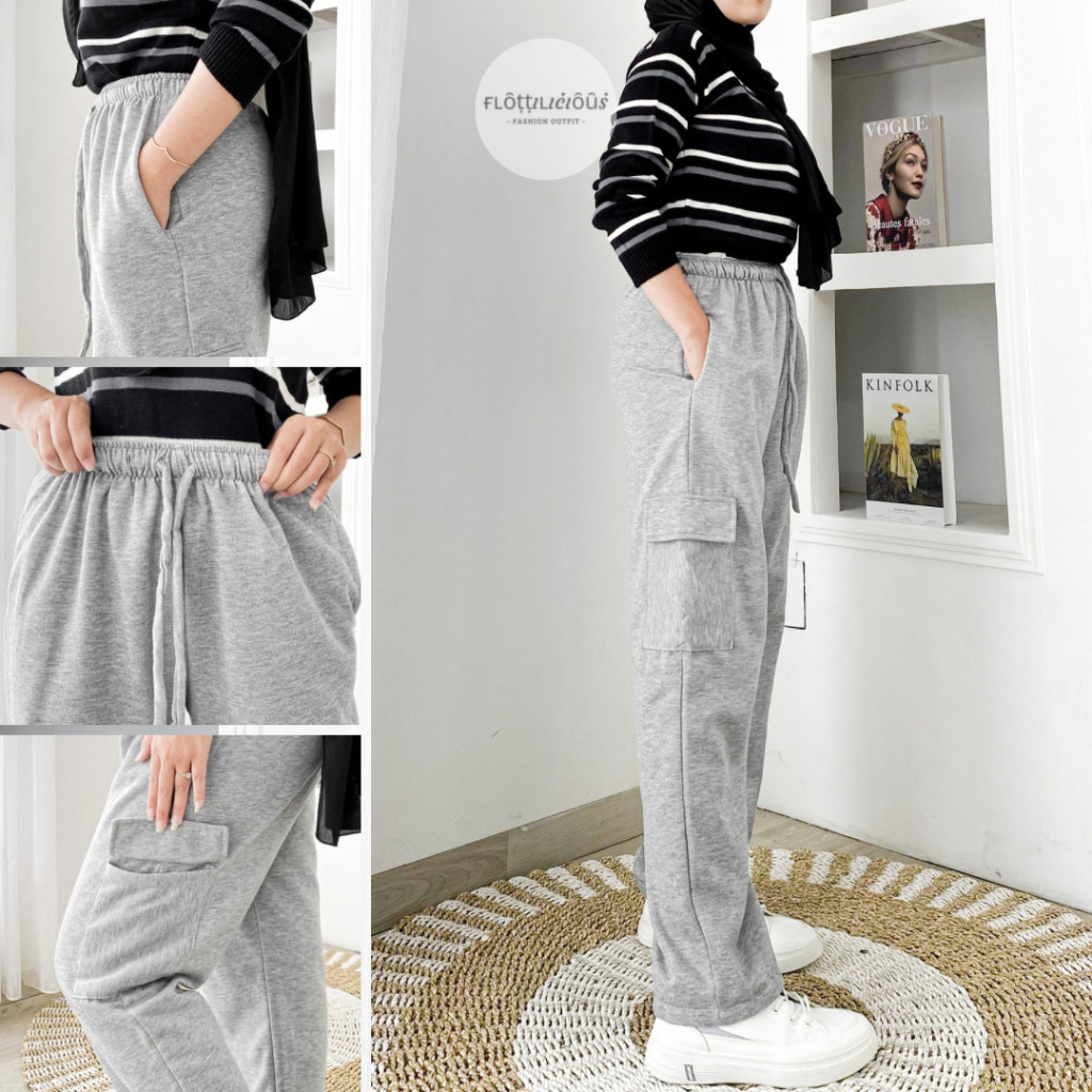 Jual YURA CARGO PANTS - FLOTTILICIOUS / CELANA CARGO MURAH / CELANA