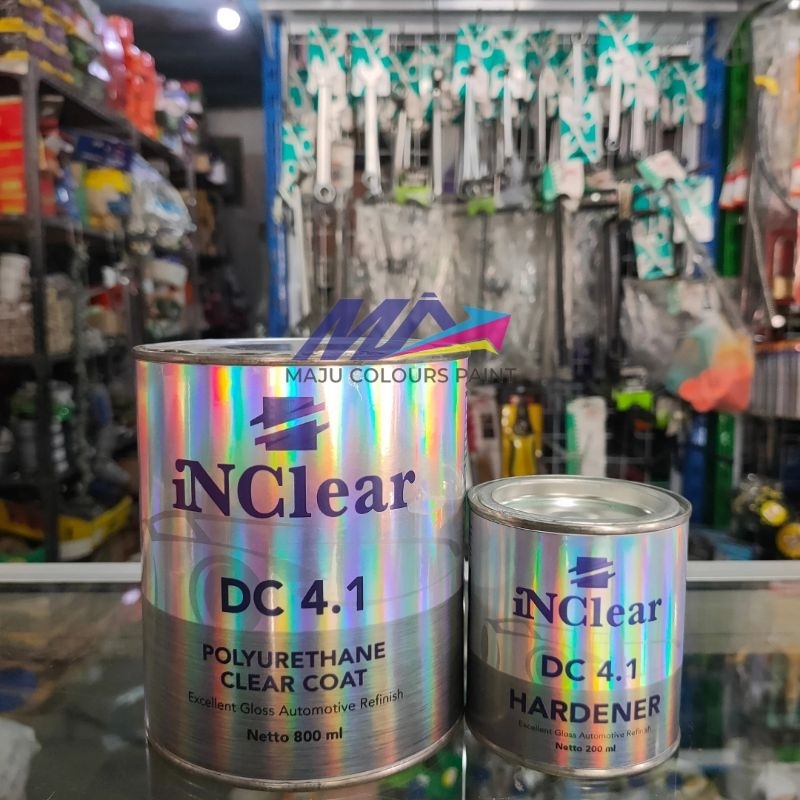 Jual INCLEAR DC 4:1 POLYURETANE CLEAR COAT 1 LITER SET | Shopee Indonesia
