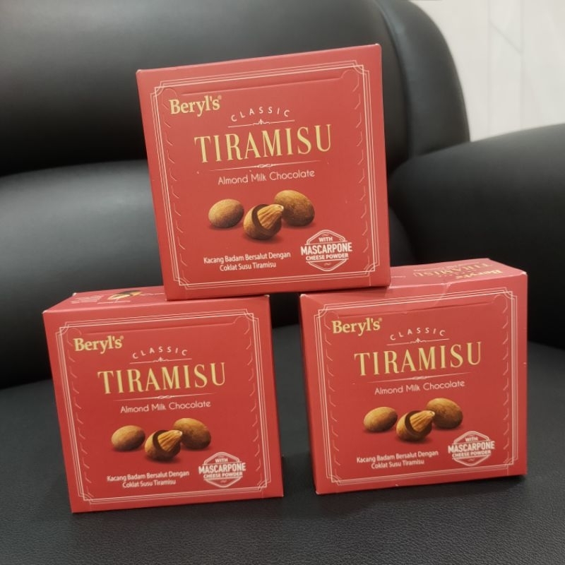 Jual Beryls Classic Tiramisu Almond Milk Chocolate Cokelat | Shopee ...