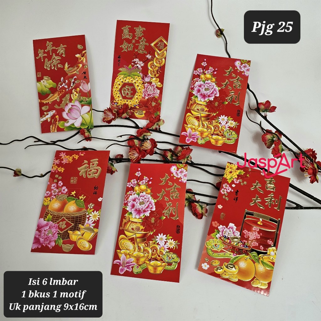 Jual ANGPAO IMLEK PANJANG SHIO NAGA 2024 HONGBAO ANGPAU TEBAL MURAH ...