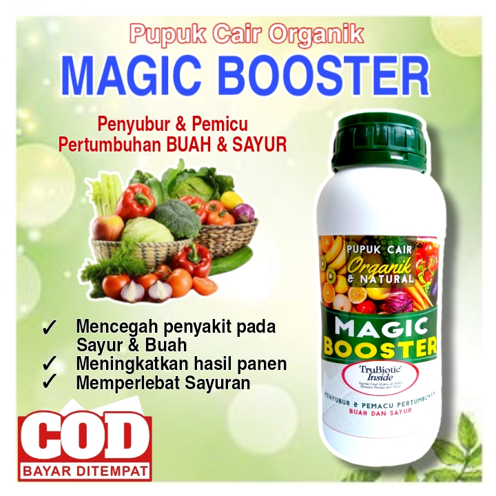 Jual MAGIC BOOSTER BUAH & SAYUR PUPUK CAIR ORGANIK PENYUBUR & PEMICU ...