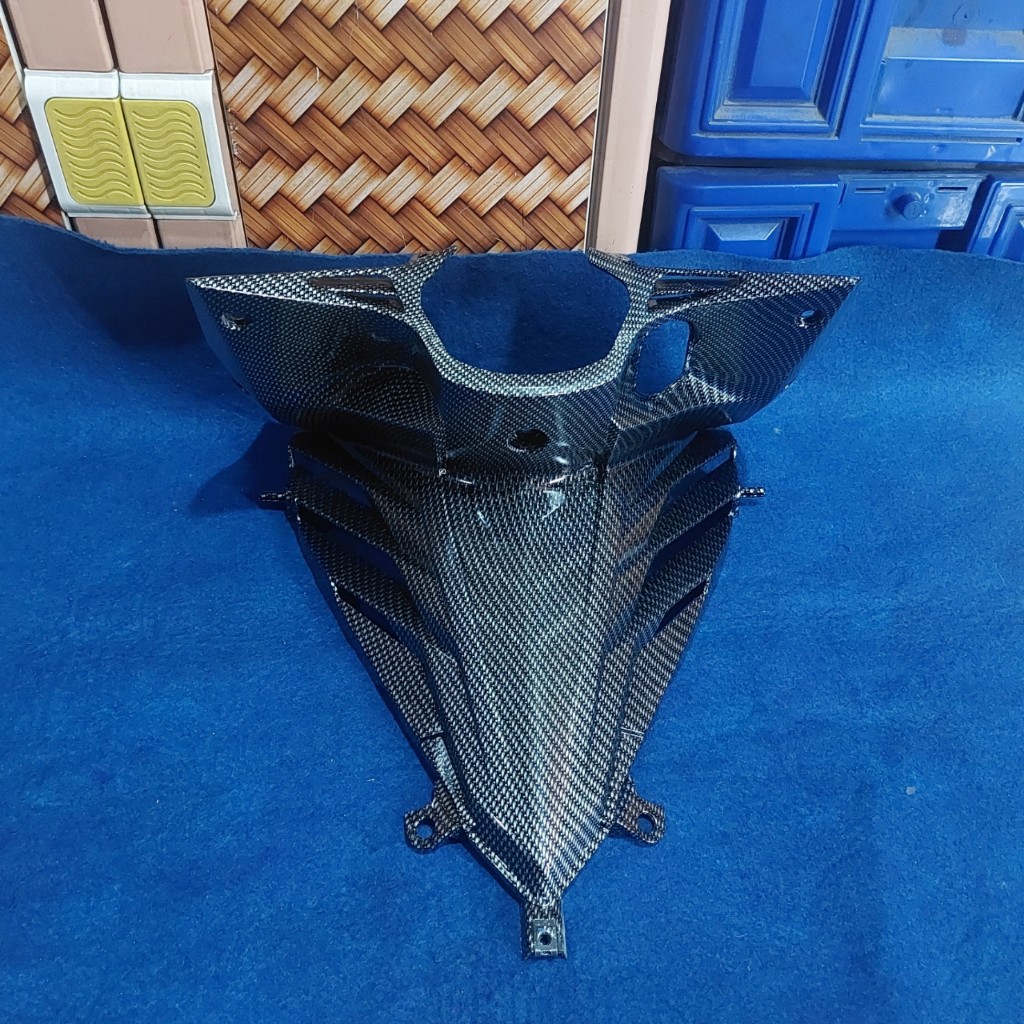 Jual Cover Legshild Tengah Kontak Honda Supra Gtr Karbon Shopee