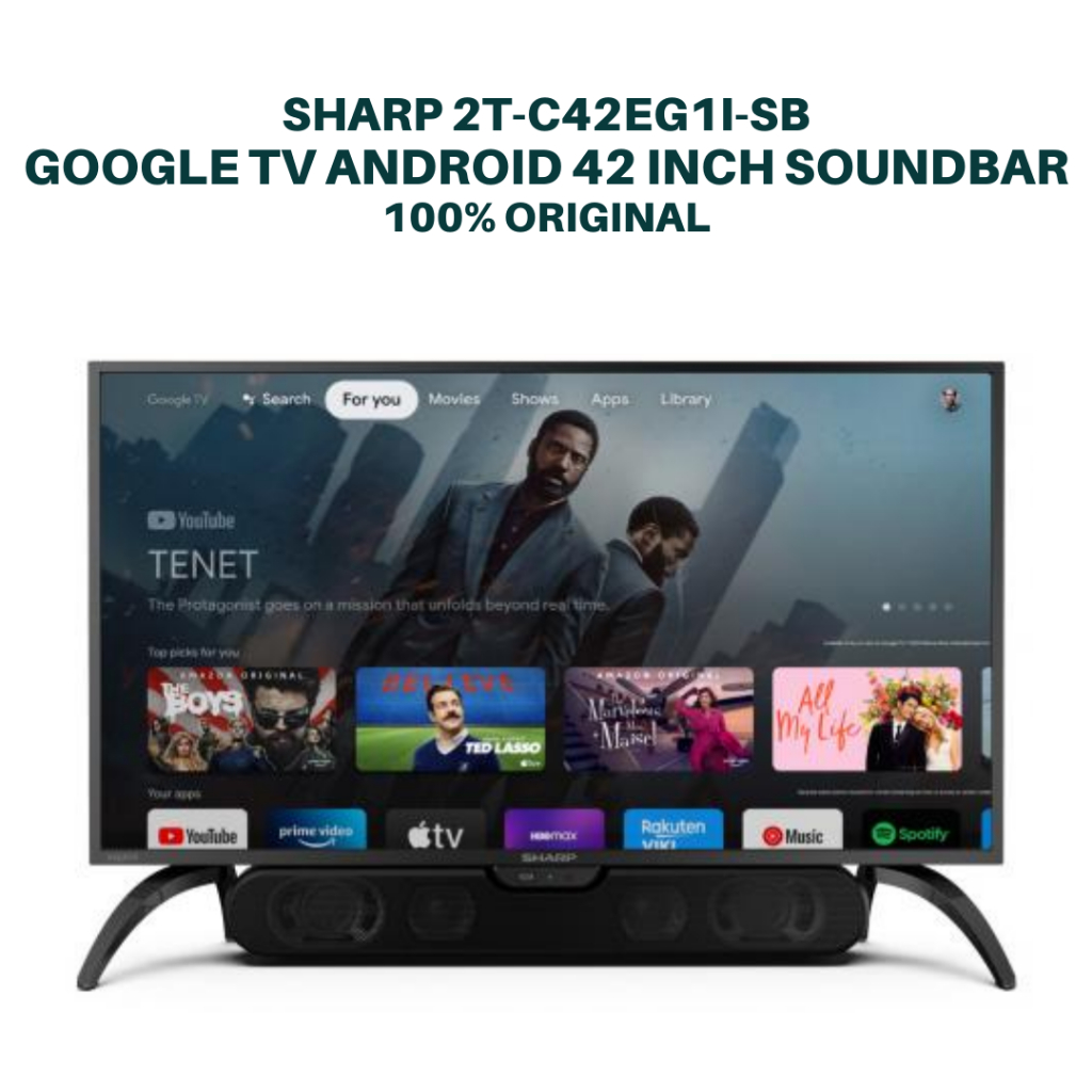 Jual SHARP 2TC42EG1ISB google tv android 42 inch tv digital Shopee Indonesia