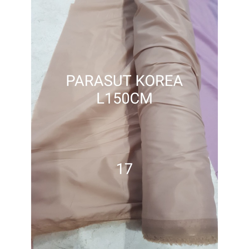 Jual KAIN PARASUT PREMIUM KOREA PREMIUM PARASUT KOREA BAHAN MUKENA