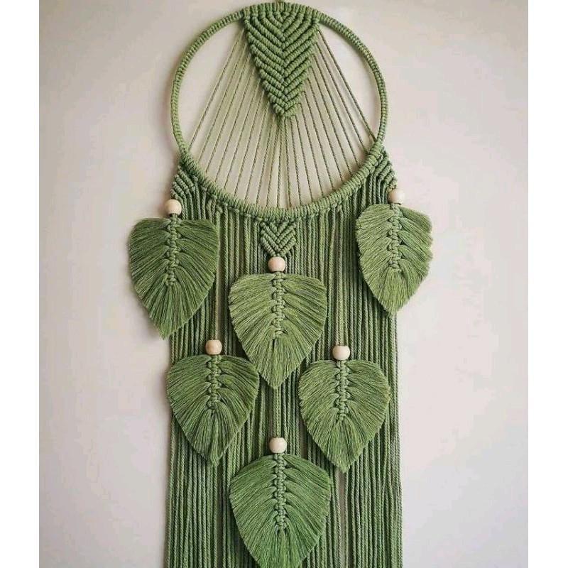 Jual [READYSTOCK] macrame wall hanging-gantungan tali katun/ macrame ...