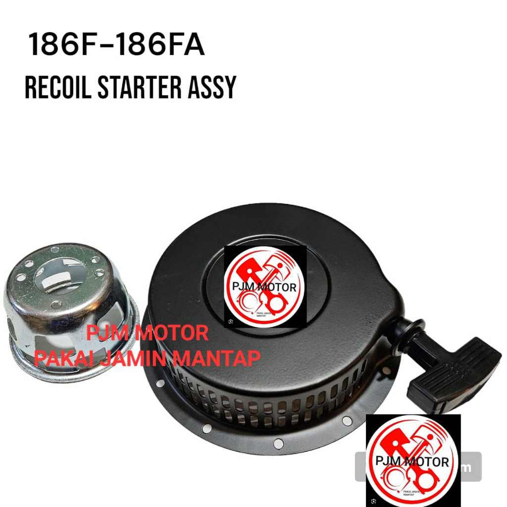 Jual 186 Recoil starter assy tarikan kap engkol starter mesin pengerak ...