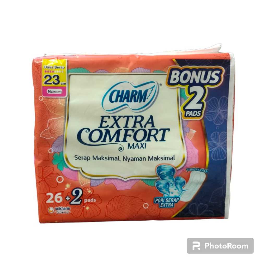 CHARM Extra Comfort – Non Wing 26cm-Pembalut Wanita & Panty Liner CHARM