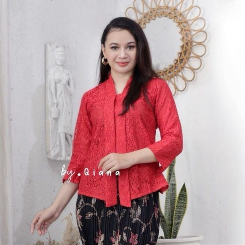 Jual Setelan Kebaya Floy Brukat / Set Kebaya Terbaru / Set Kebaya ...