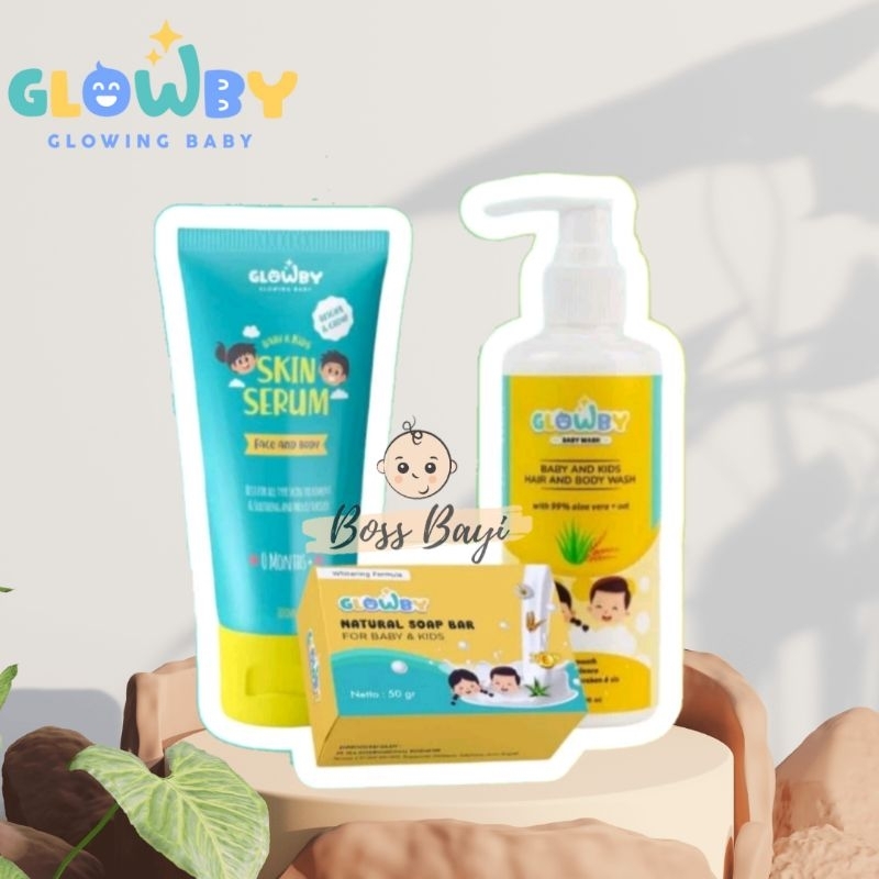 Jual GLOWBY - Skin Serum 2in1 Face And Body | Natural Soap Bar Baby ...