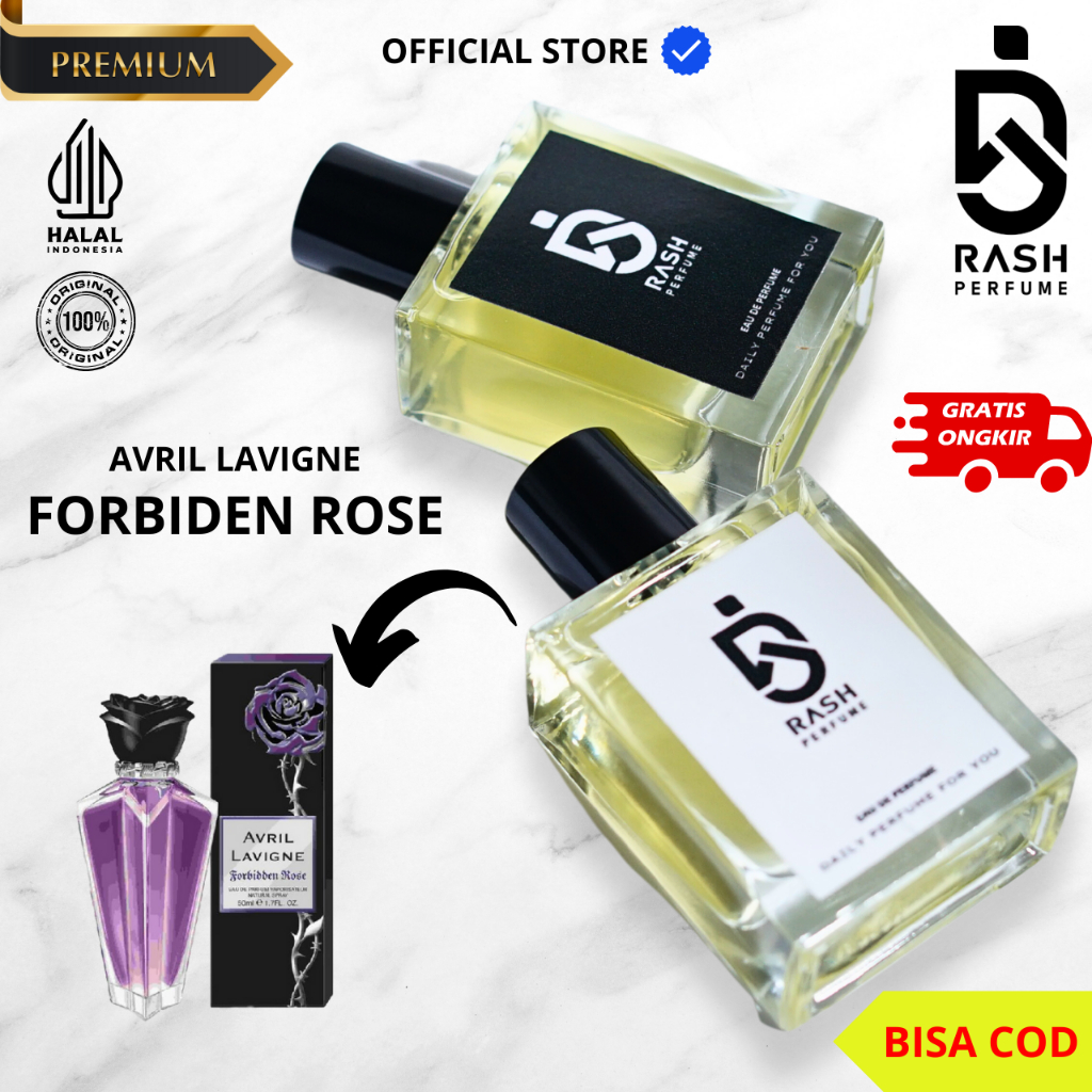 Jual Parfum Avril Lavigne Forbiden Rose - Parfum Wanita Wangi Awet
