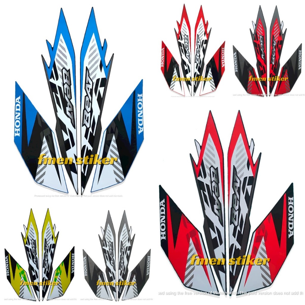 Jual Stiker Striping Honda Beat Fi Cbs Fullset Shopee Indonesia