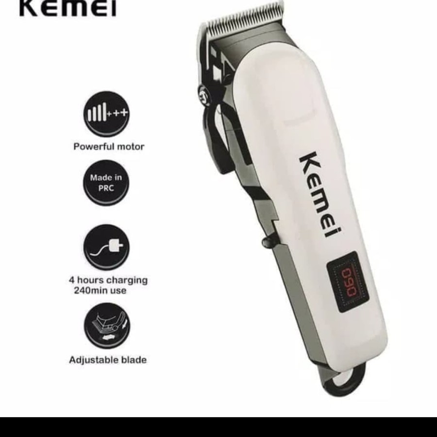 Jual Alat Cukur Rambut Listrik Hair Clipper Kemei KM-809A ORIGINAL ...