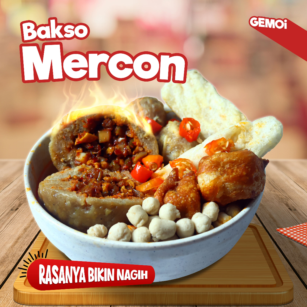 Jual Gemoi Bakso Mercon Jumbo Isi Daging Cincang 250gram Shopee Indonesia