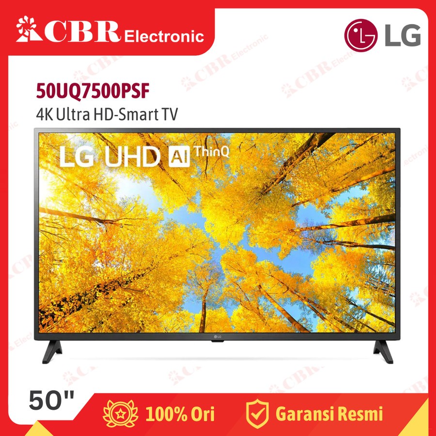 Jual TV LG 50 Inch LED TV 50UQ7500PSF (4K UHD Smart TV) Shopee