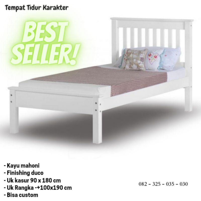 Jual Rangka Tempat Tidur Anak Kayu Murah Custom Minimalis | Shopee ...