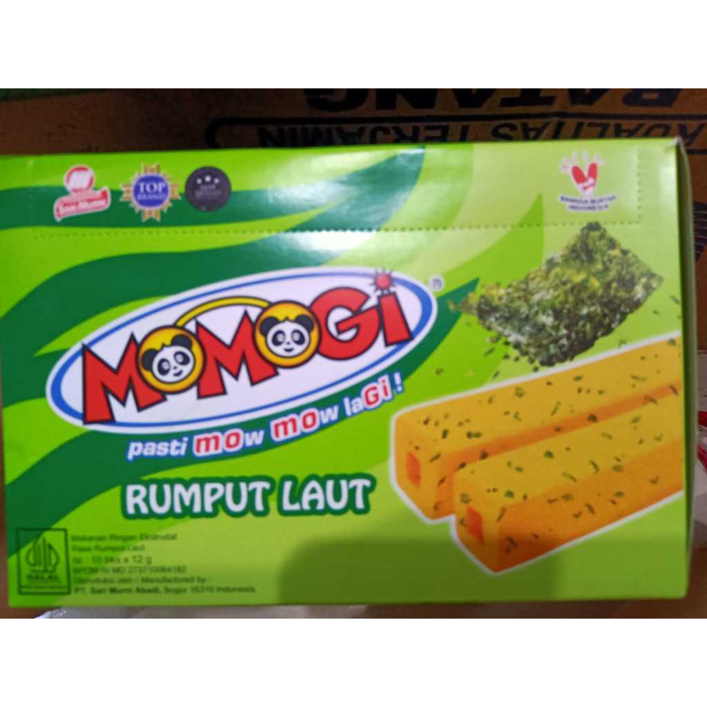 Jual Termurah Snack Jagung Momogi Stick Rasa Rumput Laut Isi Cemilan