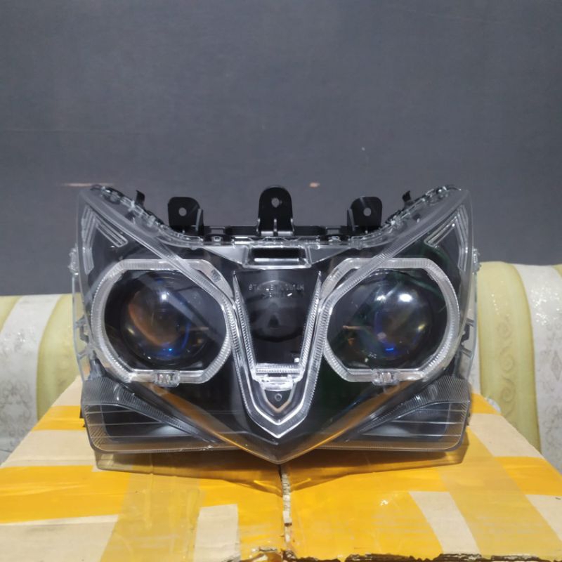 Jual BILED AES TURBO SE VARIO 125 TECHNO KZR custom headlamp
