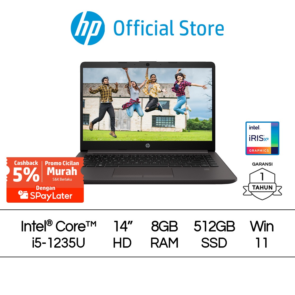 Jual Cicilan Murah Spl Laptop Hp 240 G9 Core I5 Iris X 8gb Ram 512gb Ssd W11 14 Inch Intel 3996