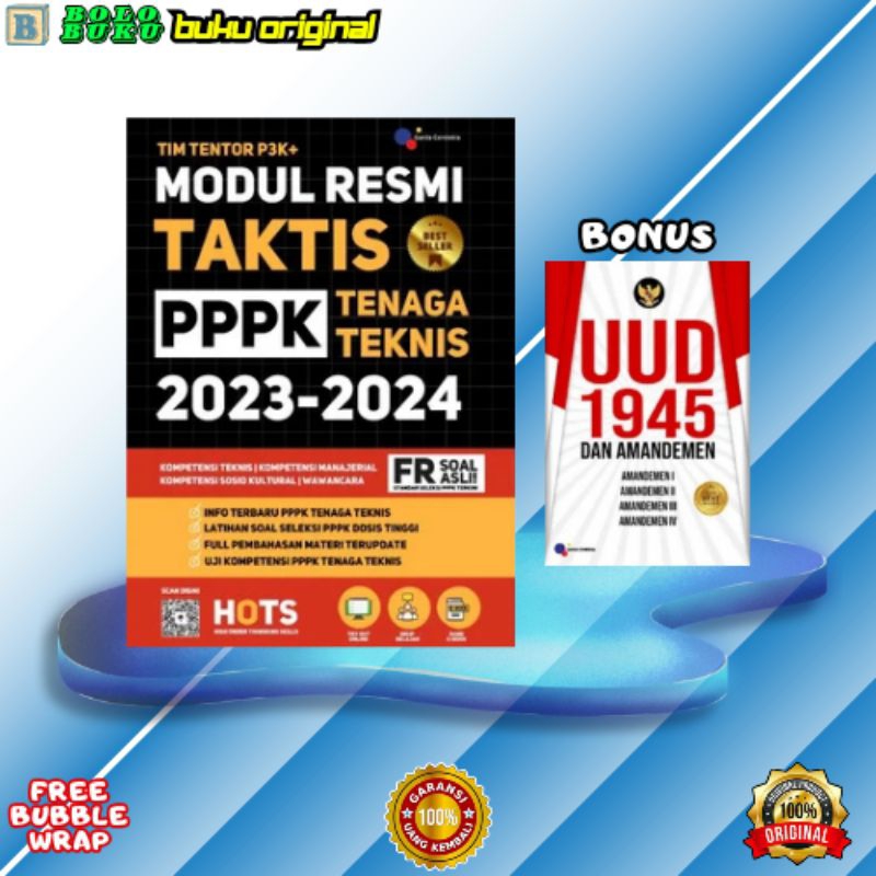 Jual BUKU PPPK TEKNIS 2023 2024 / MODUL RESMI TAKTIS PPPK TENAGA TEKNIS ...