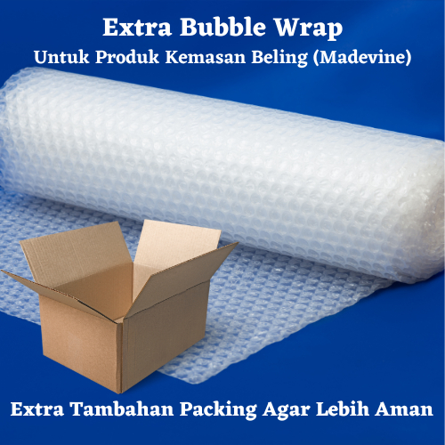 Jual Extra Bubble Wrap Packing Tambahan Untuk Produk Madevine | Shopee ...