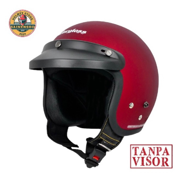 Jual Helm Carglos Dewasa Helm Bogo Sni Murah Warna Doff Shopee Indonesia