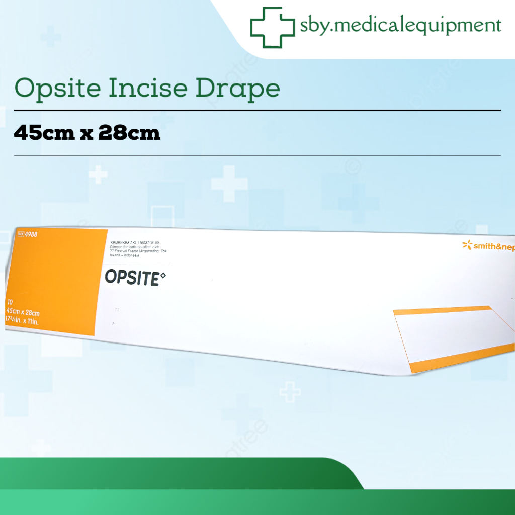 Jual OPSITE Incise Size 45cm x 28cm Opsite Incise Drape Plester Luka ...