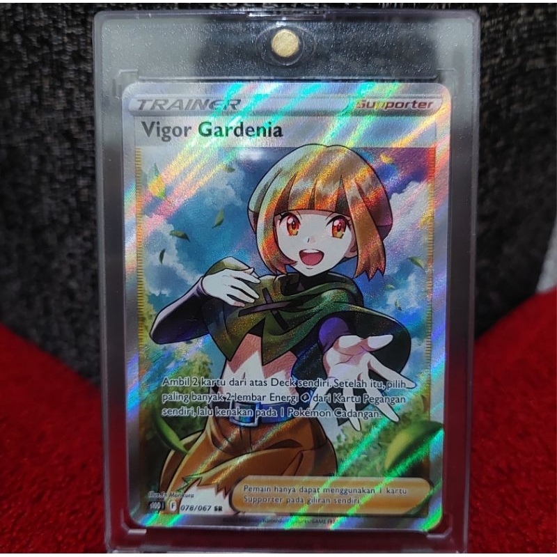 Jual Kartu Pokemon Vigor Gardenia Trainer SR Indonesia Original ...