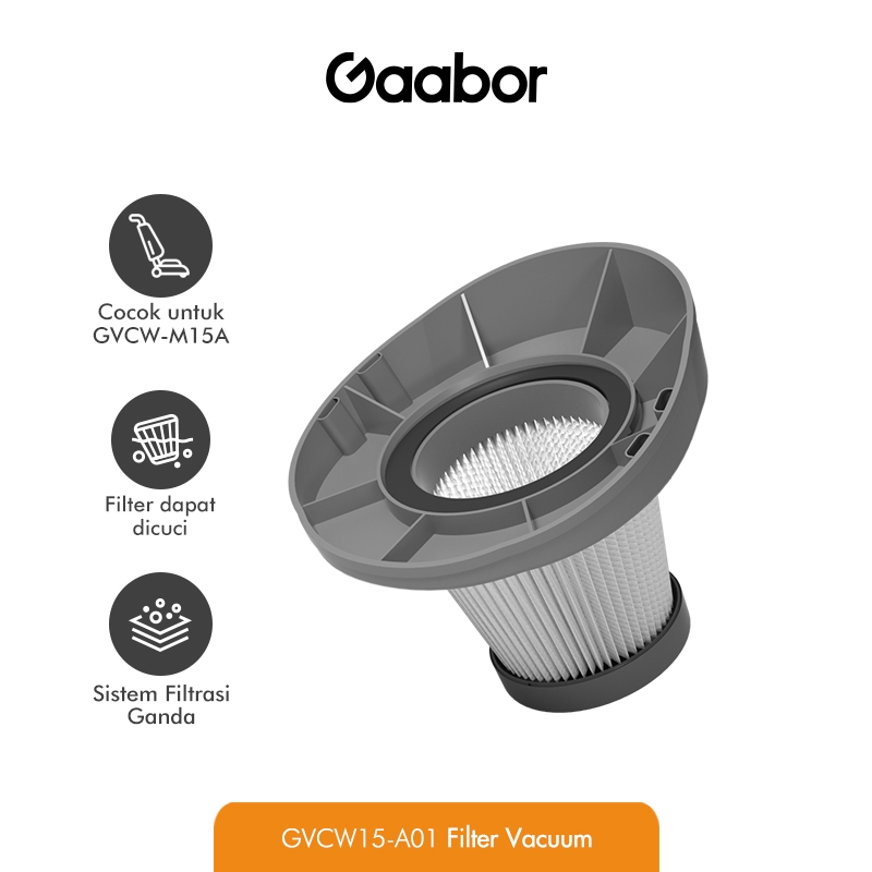 Jual Gaabor Hepa Filter untuk Vacuum 1.5L Efisiensi Tinggi Mudah Dicuci