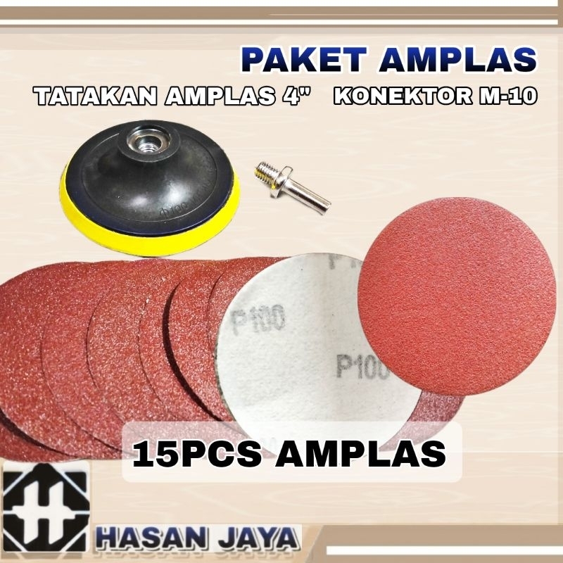 Jual Paket Pcs Tatakan Amplas Amplas Velcro Baut Konektor M Shopee Indonesia