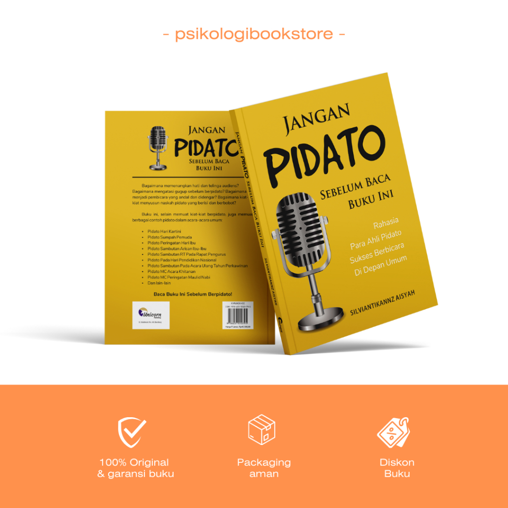 Jual Buku Jangan Pidato Sebelum Baca Buku Ini: Rahasia Para Ahli Pidato