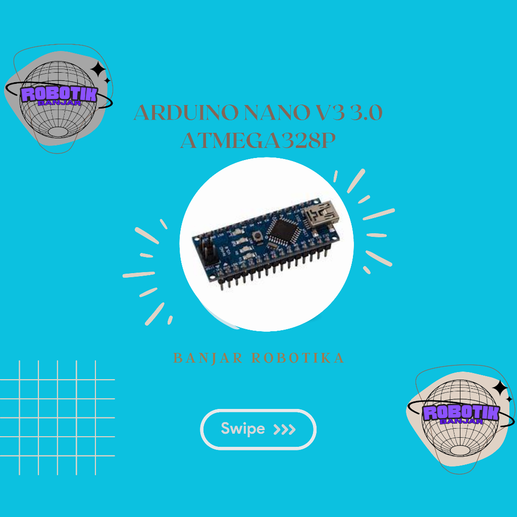 Jual Arduino NANO V3 3.0 ATMEGA328P CH340 CH340G 5V BOARD | Shopee