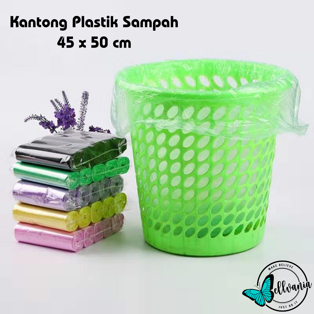 Jual Kantong Plastik Sampah Roll 45x50 Cm Shopee Indonesia 