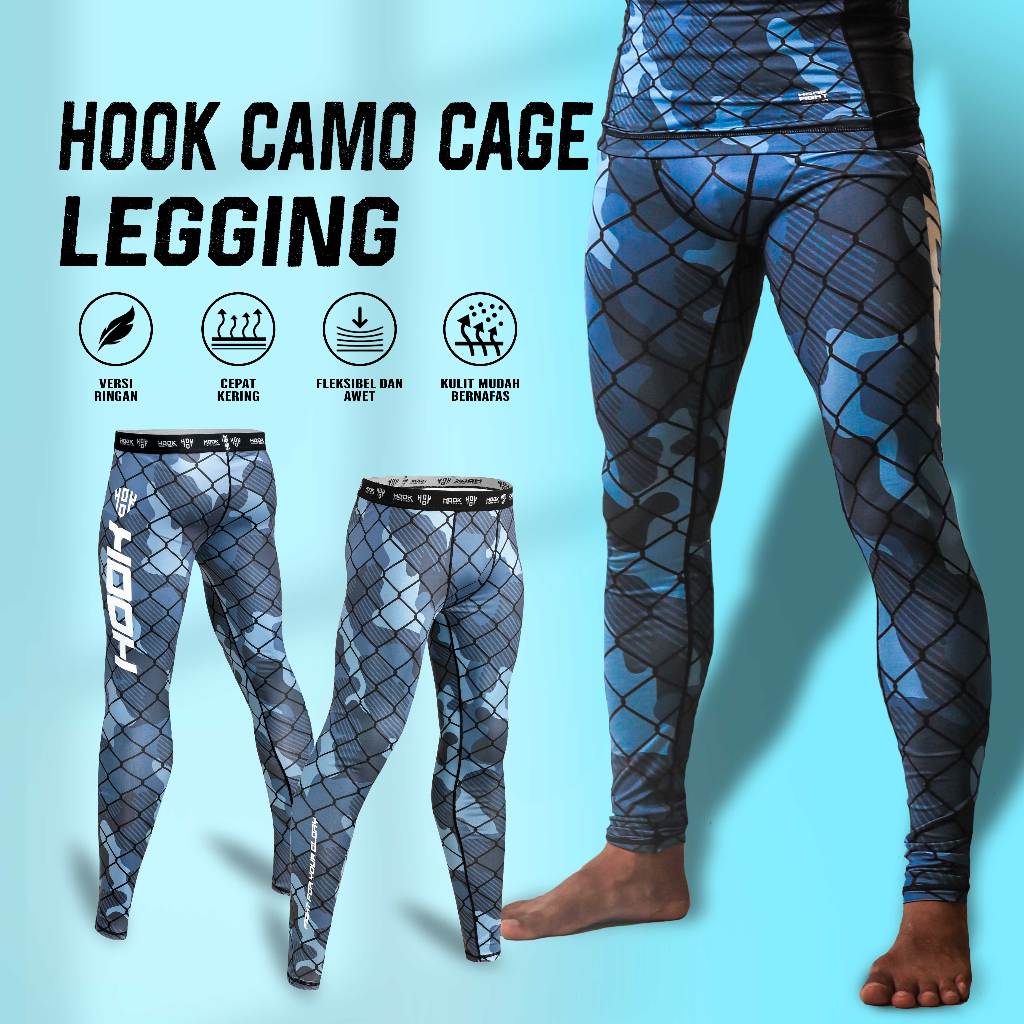 Jual Legging MMA Shorts Hook Compression BJJ Spat Fight Shorts No Gi