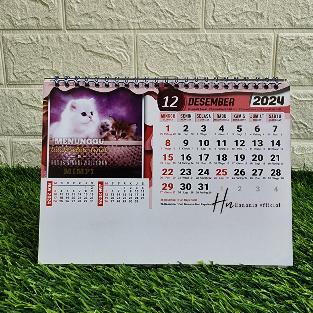 Jual KALENDER MEJA / KALENDER DUDUK TAHUN 2024 MOTIF / GAMBAR ...