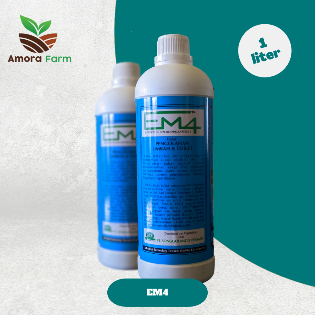 Jual EM4 LIMBAH KEMASAN 1 LITER PENGOLAHAN LIMBAH PADAT CAIR DAN TOILET ...