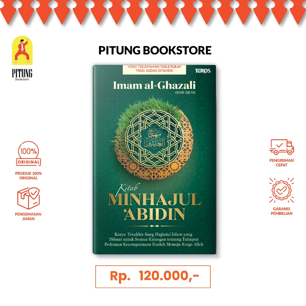 Jual Kitab Minhajul Abidin - Imam Al Ghazali- Turos Pustaka (FREE ...