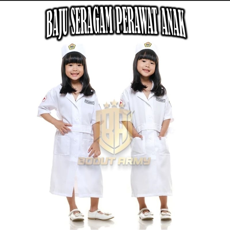 Jual SERAGAM BAJU PROFESI KOSTUM PERAWAT SUSTER ANAK | Shopee Indonesia