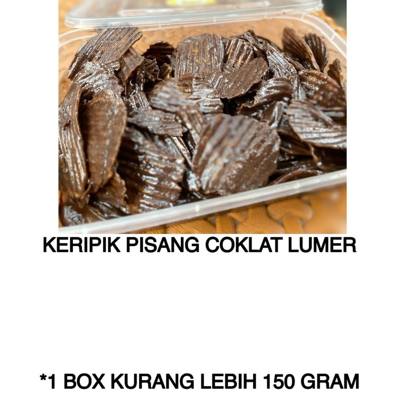 Jual Keripik Pisang Coklat Lumer Box 150gr Shopee Indonesia