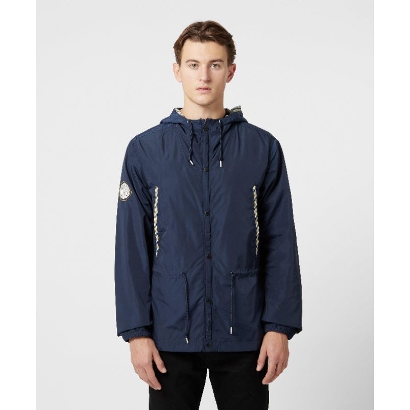 Jual Pretty Green Ridley Check Jacket Navy Original | Shopee Indonesia