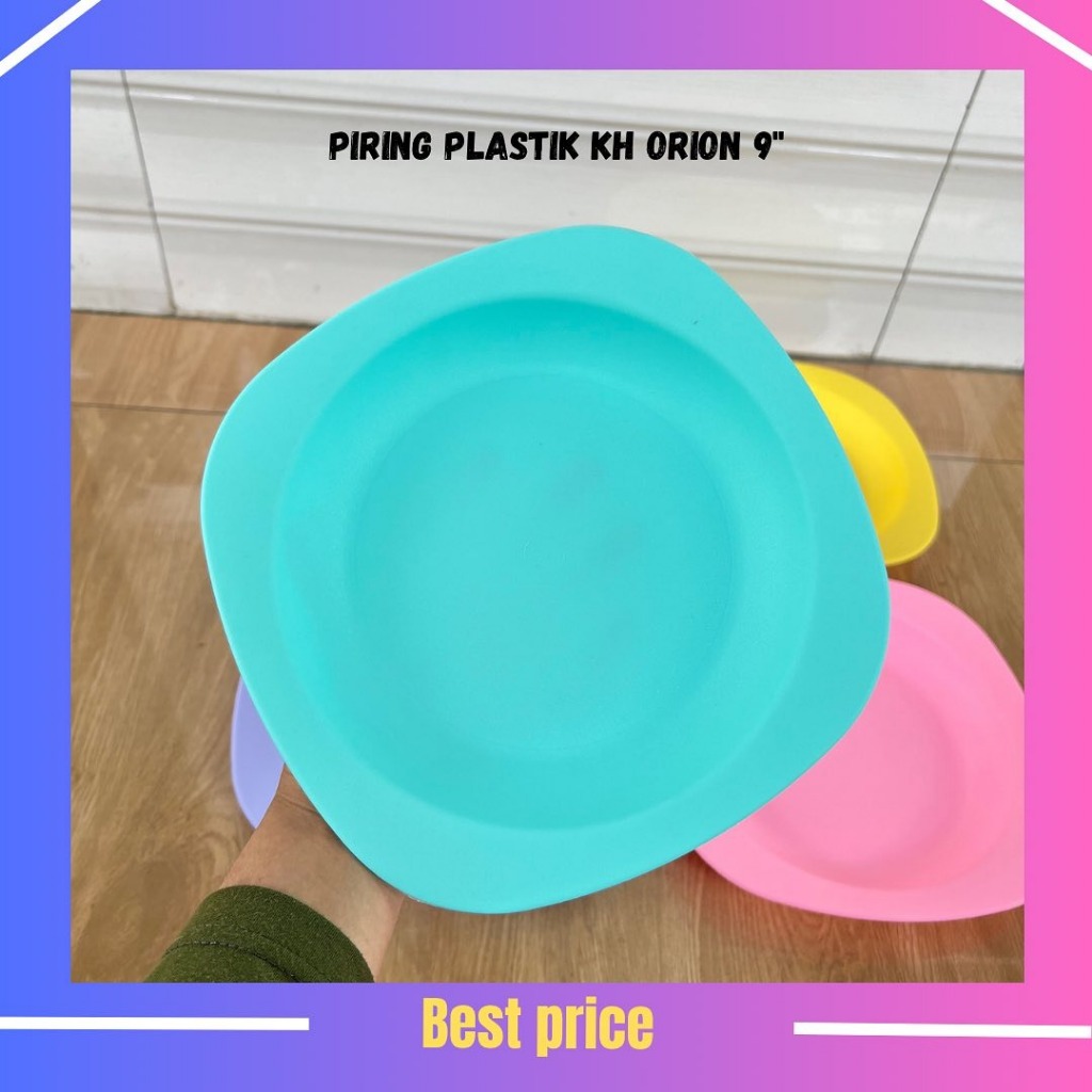 Jual Piring Plastik Tebal Orin 9inc Piring Plastik Orion Piring Makan