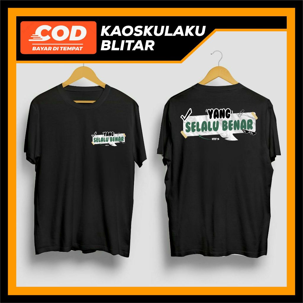 Jual KAOS COUPLE YANG SELALU BENAR DAN YANG SELALU SALAH LENGAN PENDEK ...