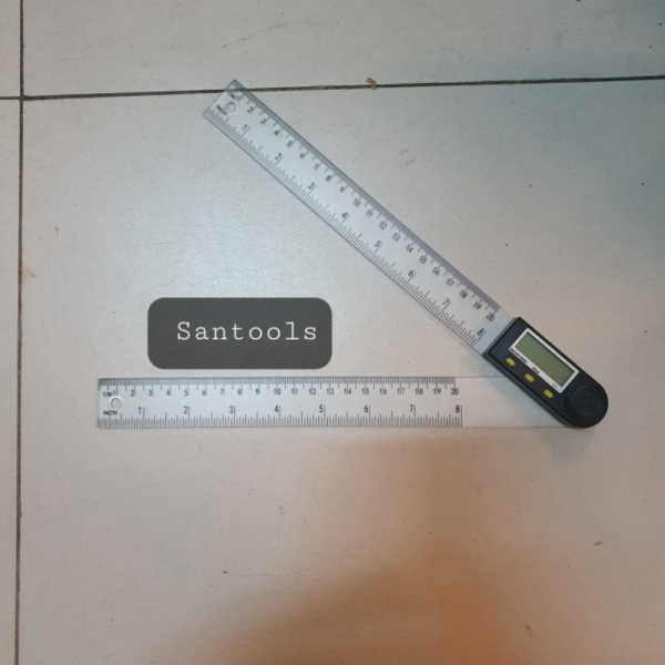 Jual digital angle protractor level inclinometer ruller mistar 200mm ...