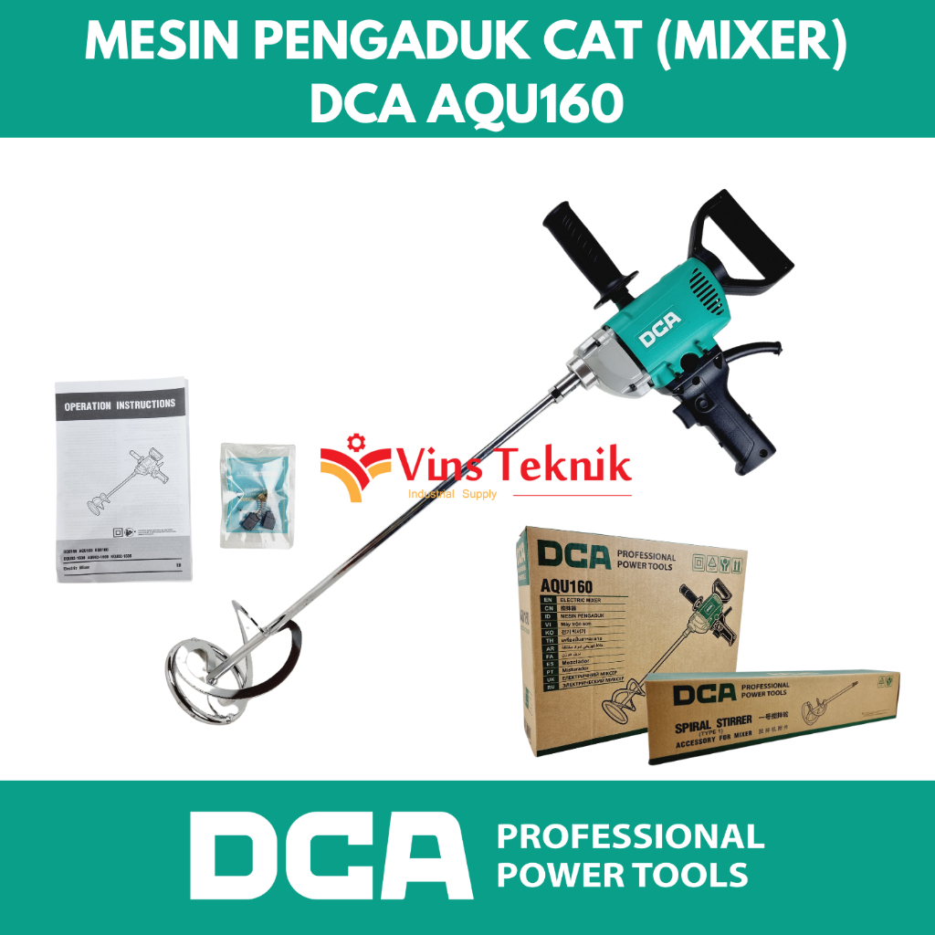 Jual Mesin Bor Pengaduk Cat Mixer Aqu160 Dca Aqu 160 Shopee Indonesia