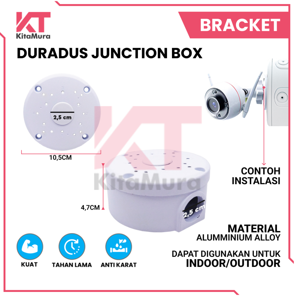 Jual Bracket Camera CCTV Junction Box Junction Box CCTV Camera