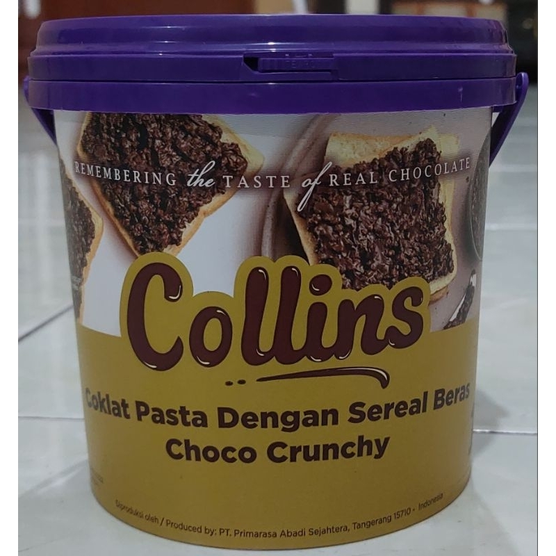 Jual Collins Choco Crunchy Coklat Pasta Dengan Sereal Beras 1 Kg ...