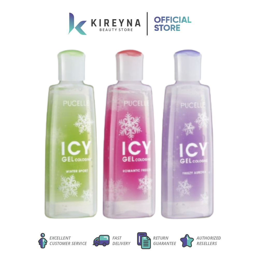 Jual PUCELLE Icy Gel Cologne 100 ML | Shopee Indonesia